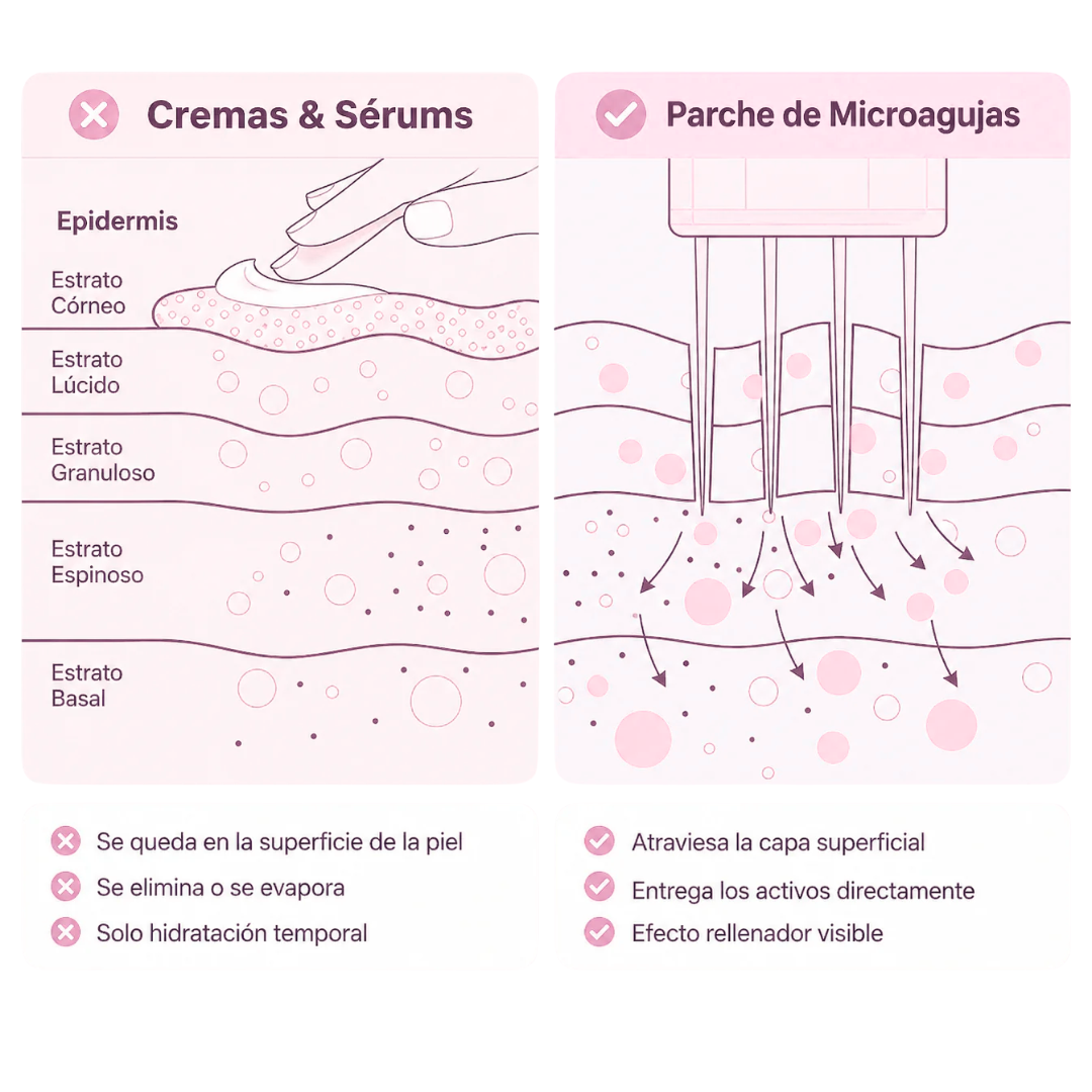 CureDerm — Microagujas que penetran y transforman en 7 días(1 CajaX4 Unidades)
