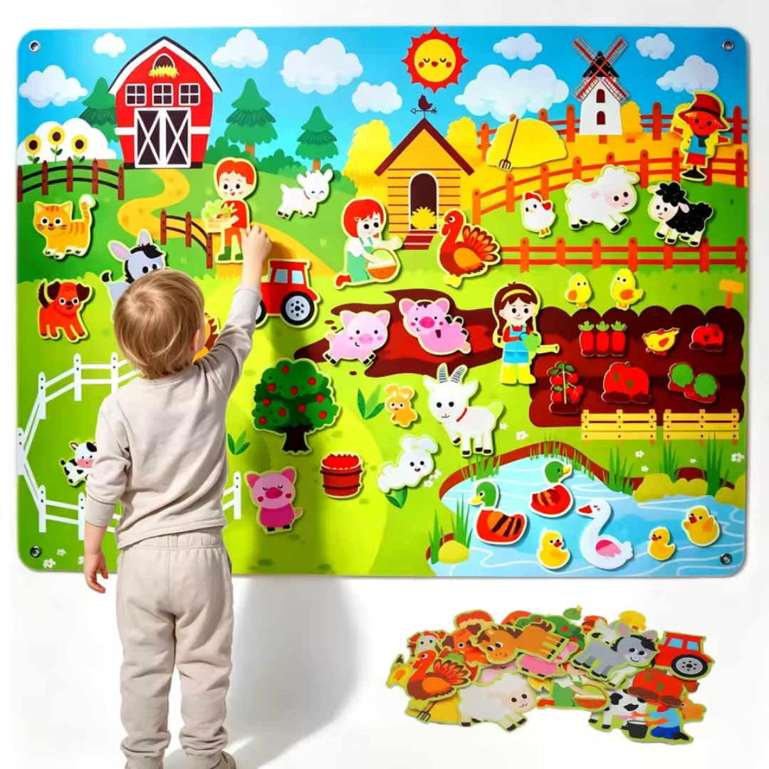 Littlestorieskids Interactive Activity Board: Inspiring independent play from the very first use.
